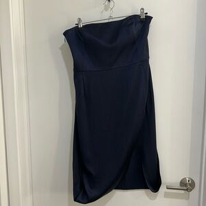 NWT Halston Navy dress